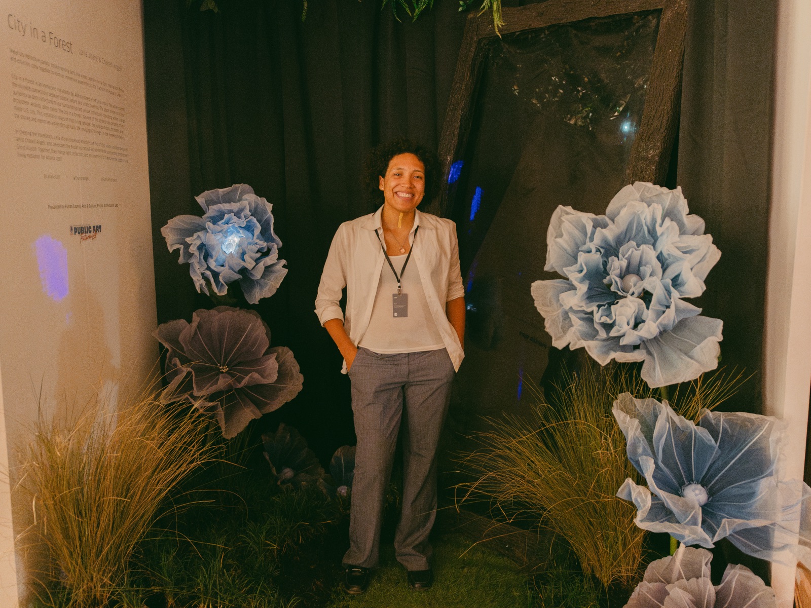 City In A Forest installation at Pullman Yards